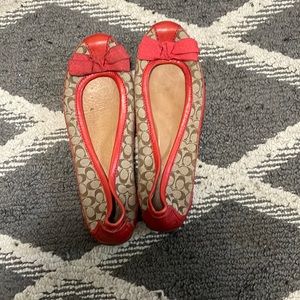 Coach flats size 7 in women’s